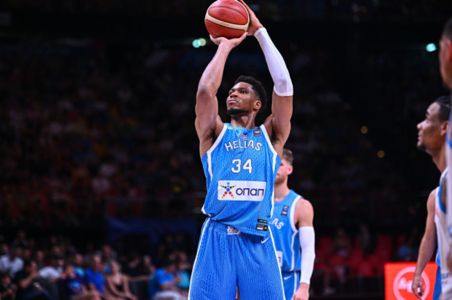 piraeus-34-giannis-antetokounmpo-of-greece-is-playing-during-the-fiba-olympic-qualifying-tournament-2024-match-between-dominican-republic-and-greece-at-peace-friendship-stadium-on-july-3-2024