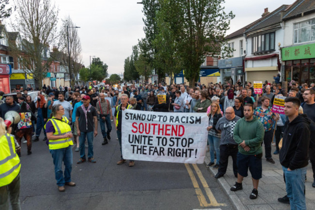 westcliff-on-sea-essex-uk-7th-aug-2024-a-local-immigration-solicitors-premises-was-named-in-the-telegram-social-media-hitlist-of-targets-by-groups-branded-as-far-right-that-have-been-involved-in