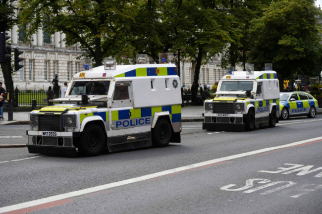 psni-officers-line-the-streets-as-two-protests-are-scheduled-to-take-place-in-belfast-city-centre-an-anti-racism-unity-over-division-counter-protest-is-scheduled-to-take-place-from-4-30pm-to-7pm-o