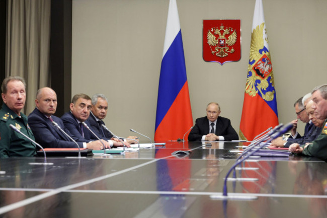 russian-president-vladimir-putin-center-leads-the-meeting-with-top-security-and-defence-officials-dedicated-to-the-situation-in-kursk-and-belgorod-border-regions-at-novo-ogaryovo-state-residence-ou