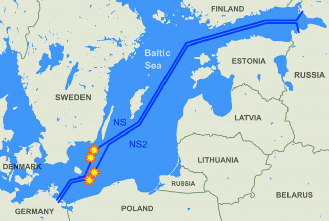 nord-stream-leak-on-map-sites-of-explosions-of-natural-gas-pipelines-illustration-baltic-sea-in-north-europe-plan-theme-of-energy-crisis-terroris