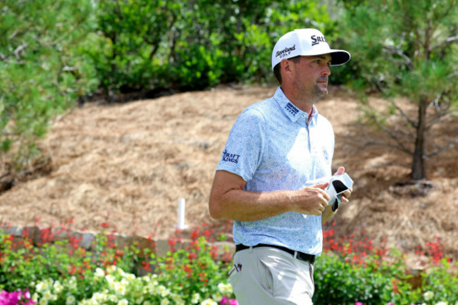 castle-rock-co-august-23-pga-golfer-keegan-bradley-walks-the-2nd-hole-during-the-second-round-of-the-pga-fedexcup-bmw-championship-on-august-23rd-2024-at-castle-pines-golf-club-in-castle-rock-c