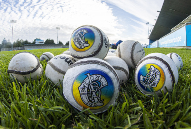 a-view-of-sliotars-in-parnell-park-ahead-of-the-game