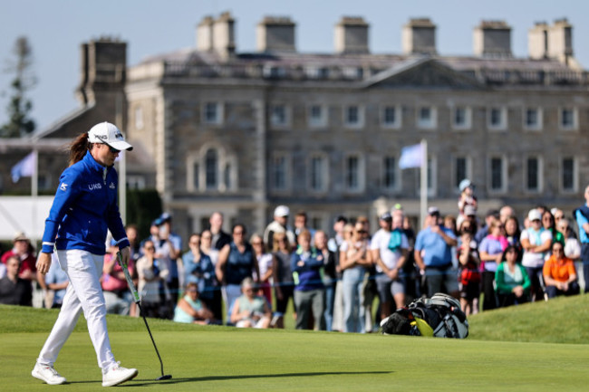 leona-maguire-on-the-18th-green