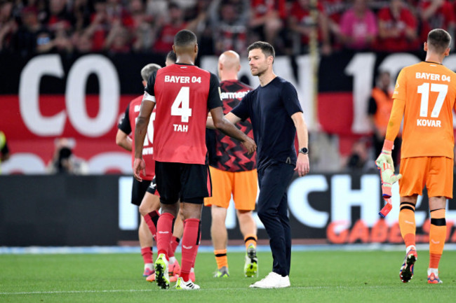 leverkusen-bayer-04-leverkusen-coach-xabi-alonso-after-the-bundesliga-match-between-bayer-04-leverkusen-and-rb-leipzig-at-the-bay-arena-on-august-31-2024-in-leverkusen-germany-anp-hollandse-hoo