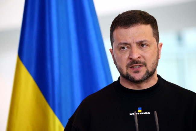 berlin-germany-14-5-23-volodymyr-zelenskyj-president-of-ukraine-at-the-press-conference-attend-visit-of-president-zelensky-in-berlin-germany