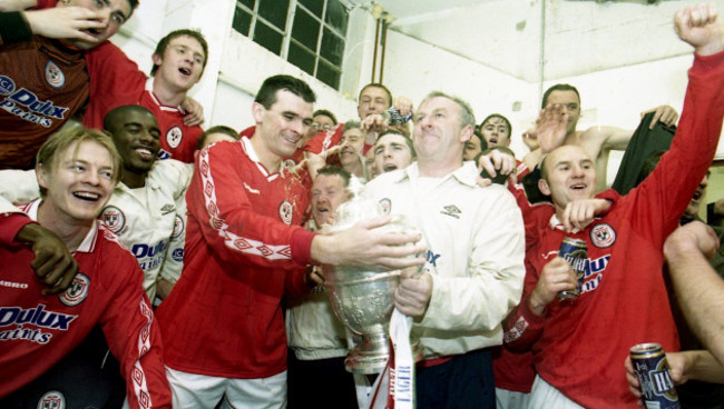 pat-scully-and-manager-dermot-keely-celebrate