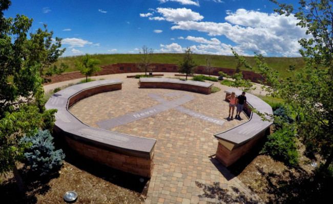 stephen-and-cheyenne-izaguirre-from-austin-texas-visit-the-columbine-memorial-located-near-columbine-high-school-july-22-2016-columbine-is-the-site-of-a-mass-shooting-that-killed-12-students-an