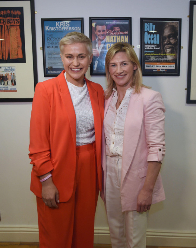 fine-gael-european-election-candidates-maria-walsh-left-and-nina-carberry-at-tf-royal-theatre-in-castlebar-counting-centre-for-the-midlands-north-west-constituency-in-the-european-elections-picture