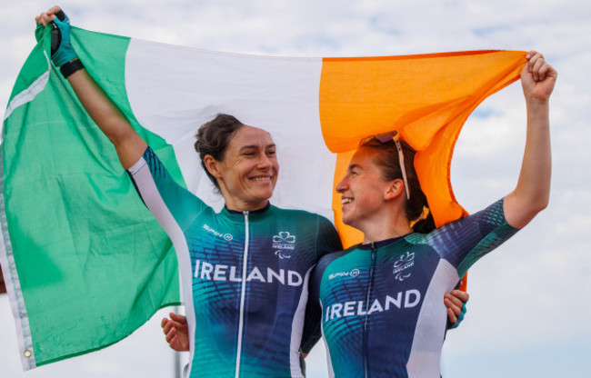 linda-kelly-and-katie-george-dunlevy-celebrate-winning-a-silver-medal