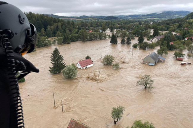 this-handout-photo-provided-by-the-polish-fire-department-shows-a-flooded-area-near-the-nysa-klodzka-river-in-nysa-poland-on-monday-sept-16-2024-kg-psp-photo-via-ap