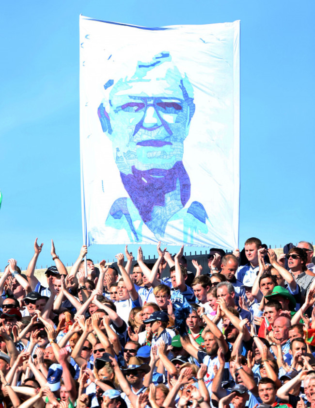 dublin-fans-on-hill-16-hold-up-a-banner-to-kevin-heffernan