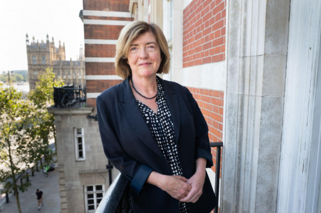 former-top-civil-servant-and-partygate-investigator-sue-gray-in-her-office-in-the-houses-of-parliament-london-on-her-first-day-in-her-new-role-as-the-labour-leader-sir-keir-starmers-chief-of-staff