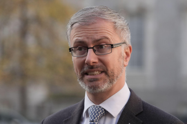 minister-for-children-roderic-ogorman-speaking-to-the-media-in-the-courtyard-of-the-government-buildings-dublin-ahead-of-a-meeting-of-the-cabinet-as-tds-return-to-the-dail-following-the-summer-brea