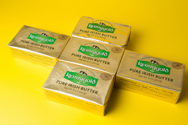 packs-of-kerrygold-irish-butter-imported-into-the-usa-on-a-yellow-background