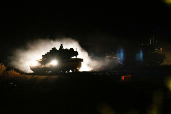 an-israeli-tank-maneuvers-in-northern-israel-near-the-israel-lebanon-border-monday-sept-30-2024-ap-photobaz-ratner