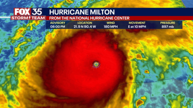 hurricane milton eye