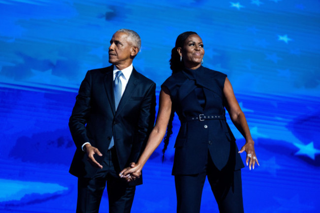 united-states-august-20-former-president-barack-obama-and-former-first-lady-michelle-obama-appear-on-stage-on-the-second-night-of-the-democratic-national-convention-at-the-united-center-in-chicago