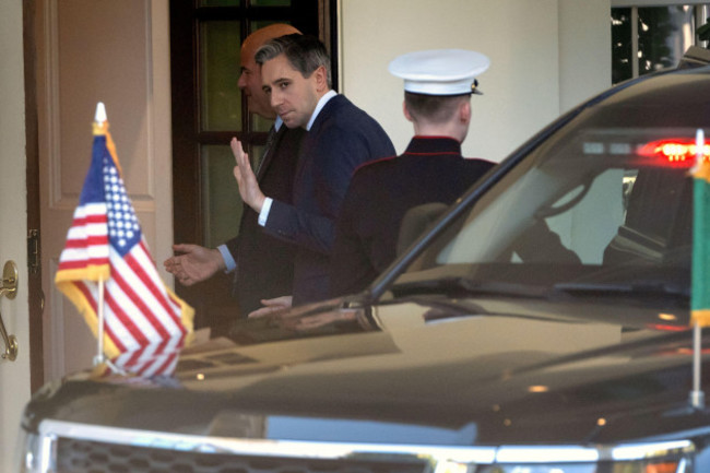 irelands-taoiseach-simon-harris-waves-as-he-arrives-at-the-white-house-for-a-meeting-with-president-joe-biden-wednesday-oct-9-2024-in-washington-ap-photomark-schiefelbein