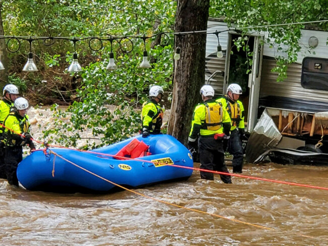 haywood-county-united-states-28th-sep-2024-members-of-the-fema-massachusetts-task-force-1-conduct-search-and-rescue-in-floodwaters-caused-by-hurricane-helene-september-28-2024-in-haywood-county