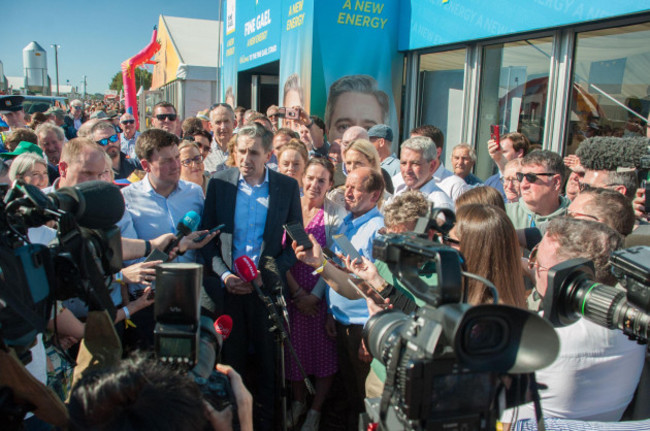 ireland-17092024-simon-harris-speaking-to-the-press-at-the-national-ploughing-championship-2024-credit-karlis-dzjamko