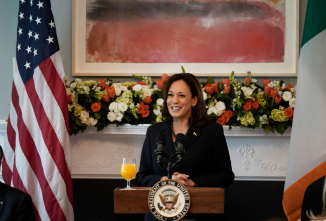 us-vice-president-kamala-harris-speaking-during-a-breakfast-meeting-she-hosted-at-her-official-residence-in-washington-dc-attended-by-taoiseach-leo-varadkar-as-part-of-his-visit-to-the-us-for-st-patr