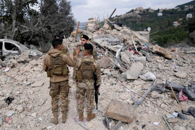 lebanese-army-soldiers-stand-on-the-rubble-of-a-destroyed-building-at-the-site-of-mondays-israeli-airstrike-in-aito-village-north-lebanon-tuesday-oct-15-2024-ap-photohussein-malla