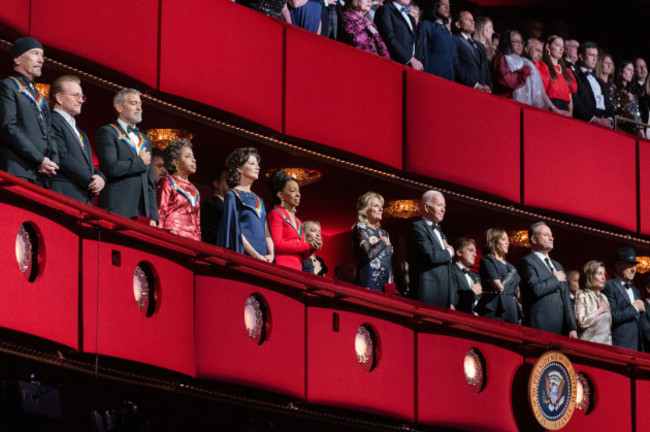 president-joe-biden-and-first-lady-jill-biden-stand-with-the-2022-kennedy-center-honorees-during-the-45th-kennedy-center-honors-at-the-john-f-kennedy-center-for-the-performing-arts-in-washington-sun