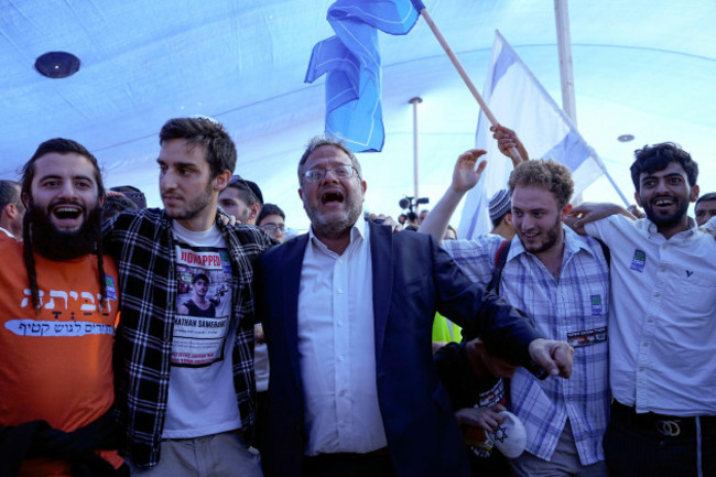 israels-far-right-national-security-minister-itamar-ben-gvir-center-dances-during-a-conference-calling-for-jewish-resettlement-of-the-gaza-strip-near-the-israeli-gaza-border-southern-israel-mond