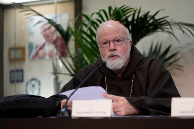 boston-cardinal-sean-patrick-omalley-head-of-the-pontifical-commission-for-the-protection-of-minors-speaks-at-a-press-conference-at-the-vatican-friday-april-29-2022-after-meeting-with-pope-fran