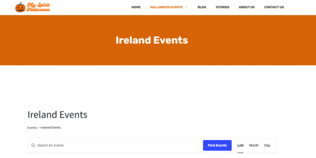 fake events site