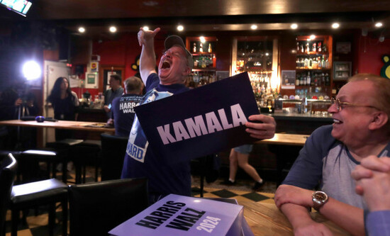 a-supporter-of-democratic-presidential-nominee-vice-president-kamala-harris-reacts-as-they-watch-televised-reports-for-the-2024-u-s-presidential-election-during-a-watch-party-in-taipei-taiwan-wedne