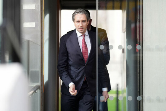 taoiseach-simon-harris-ahead-of-speaking-to-members-of-the-media-outside-government-building-in-dublin-picture-date-wednesday-october-30-2024