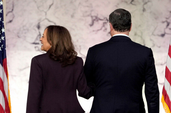 vice-president-kamala-harris-looks-at-supporters-as-she-walks-with-second-gentleman-doug-emhoff-after-delivering-a-concession-speech-for-the-2024-presidential-election-on-the-campus-of-howard-universi