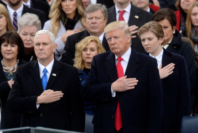 file-photo-dated-january-20-2017-shows-president-donald-trump-and-vice-president-mike-pence-look-on-during-the-58th-presidential-inauguration-in-washington-dc-usa-according-to-the-20th-amendment-o