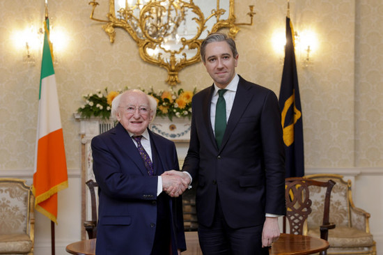 TAOISEACH PRESIDENT HIGGINS DAIL DIS MX-9