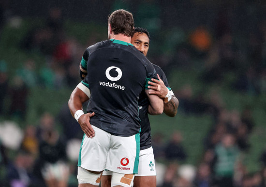 bundee-aki-and-caelan-doris-during-the-warm-up