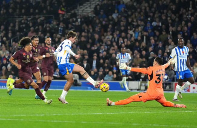 brighton-and-hove-albions-matt-oriley-scores-their-sides-second-goal-of-the-game-during-the-premier-league-match-at-american-express-stadium-brighton-picture-date-saturday-november-9-2024