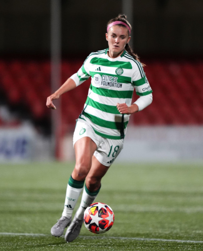 celtics-caitlin-hayes-during-the-uefa-womens-champions-league-group-stage-match-at-new-douglas-park-hamilton-picture-date-tuesday-october-8-2024