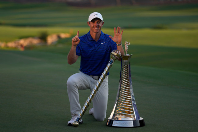 rory-mcilroy-of-northern-ireland-poses-with-the-dp-world-tour-championship-trophy-and-the-race-to-dubai-trophy-after-winning-the-world-tour-golf-championship-in-dubai-united-arab-emirates-sunday-no