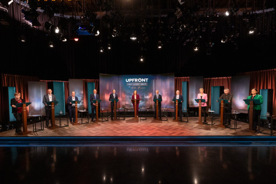RTÉ Upfront with Katie Hannon Party Leaders&rsquo; debate-13