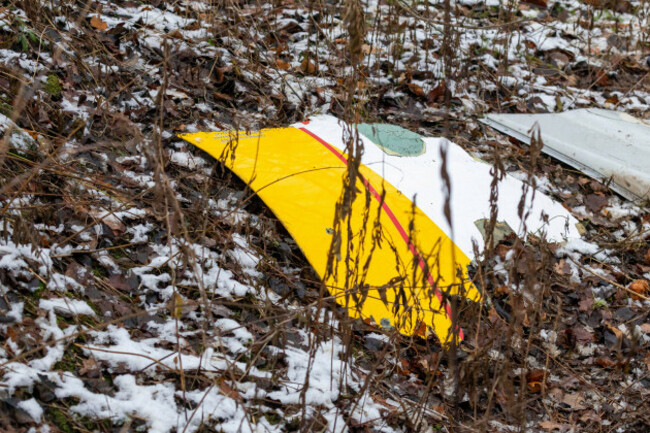 a-piece-of-debris-from-a-dhl-cargo-plane-which-crashed-into-a-house-is-seen-near-the-lithuanian-capital-vilnius-lithuania-monday-nov-25-2024-ap-photomindaugas-kulbis