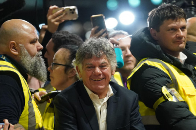 independent-candidate-gerry-the-monk-hutch-at-rds-simmonscourt-dublin-as-the-election-count-continues-for-the-irish-general-election-picture-date-sunday-december-1-2024