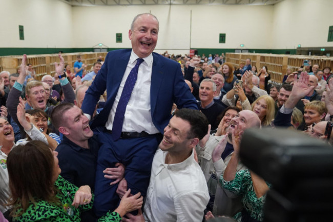 fianna-fail-leader-micheal-martin-is-hoisted-up-by-his-sons-cillian-and-micheal-aodh-after-he-was-deemed-elected-in-the-cork-south-central-constituency-at-the-election-count-centre-at-nemo-rangers-ga