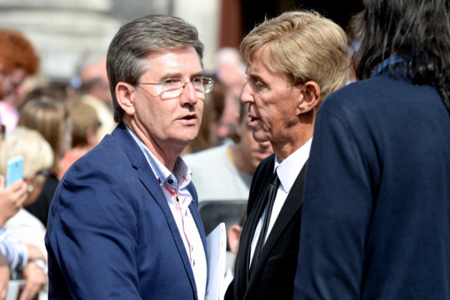 daniel-odonnell-and-dickie-rock-arrive-for-the-funeral-of-father-ted-star-brendan-grace-at-the-church-of-st-nicholas-of-myra-dublin