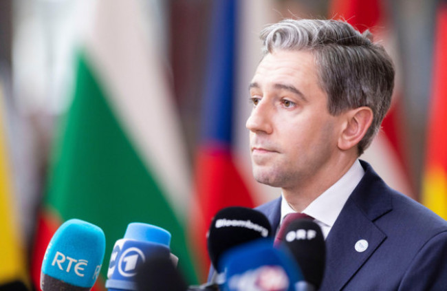 Taoiseach Simon Harris in Brussels