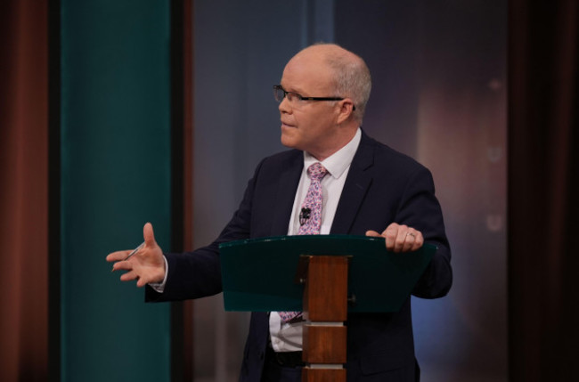 leader-of-aontu-peadar-toibin-during-the-general-election-leaders-debate-at-rte-studios-in-montrose-dublin-rtes-upfront-with-katie-hannon-is-hosting-irelands-largest-ever-leaders-general-electi