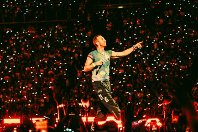 july-12-2024-rome-italy-a-handout-picture-provided-by-press-office-shows-coldplay-performing-during-a-concert-at-olimpic-stadium-in-rome-italy-12-july-2024-npk-ansakimberley-ross-press-off