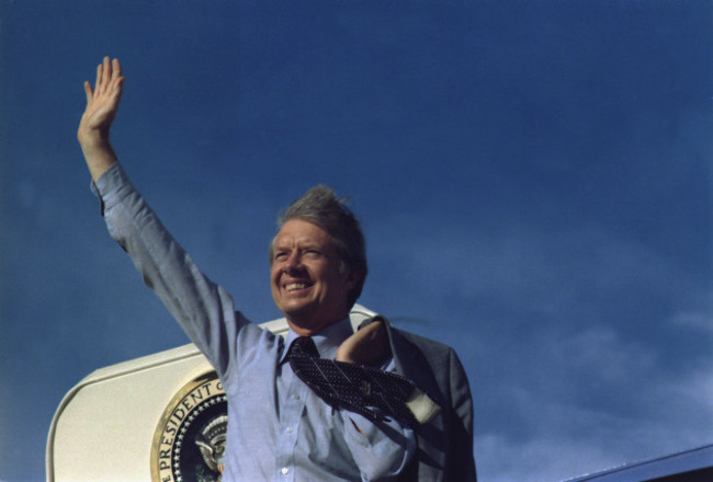 president-jimmy-carter-waving-from-air-force-one-ca-1977-1980