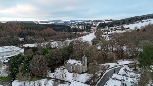 a-general-view-of-snow-in-st-johns-church-of-ireland-in-ballysmuttan-co-wicklow-picture-date-tuesday-january-7-2025